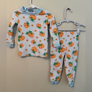 Classic Whimsy Pumpkin Print Kids Pajamas